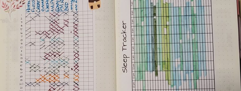 Part of reviewing my summer and planning my autumn involves looking at September's habit tracking and sleep logs