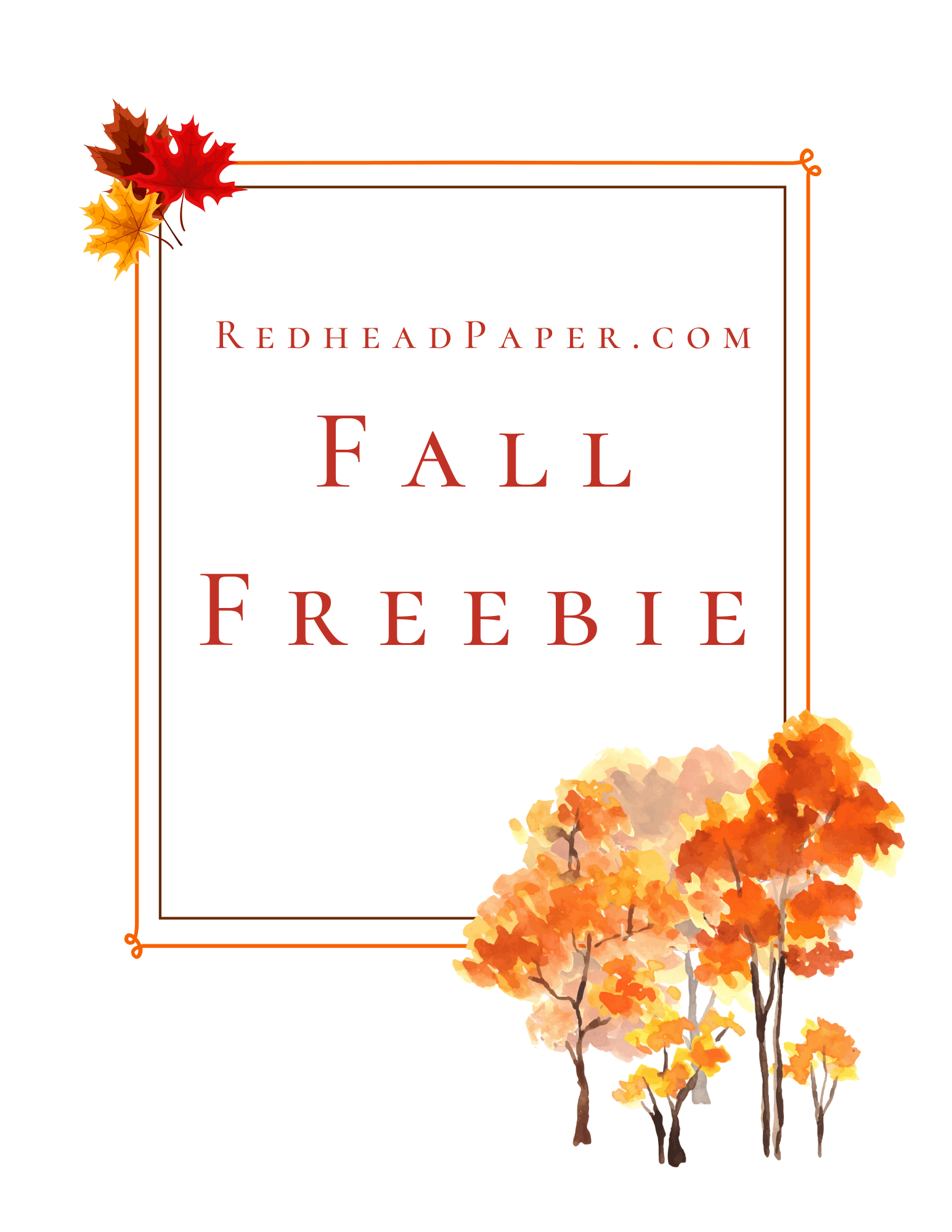 2025 Fall Freebie